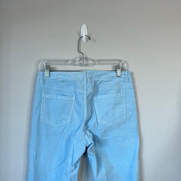 J MCLAUGHLIN Watson Velvet Jeans Pants Light Blue Skinny Cotton Velour Size 4 - Picture 5 of 8